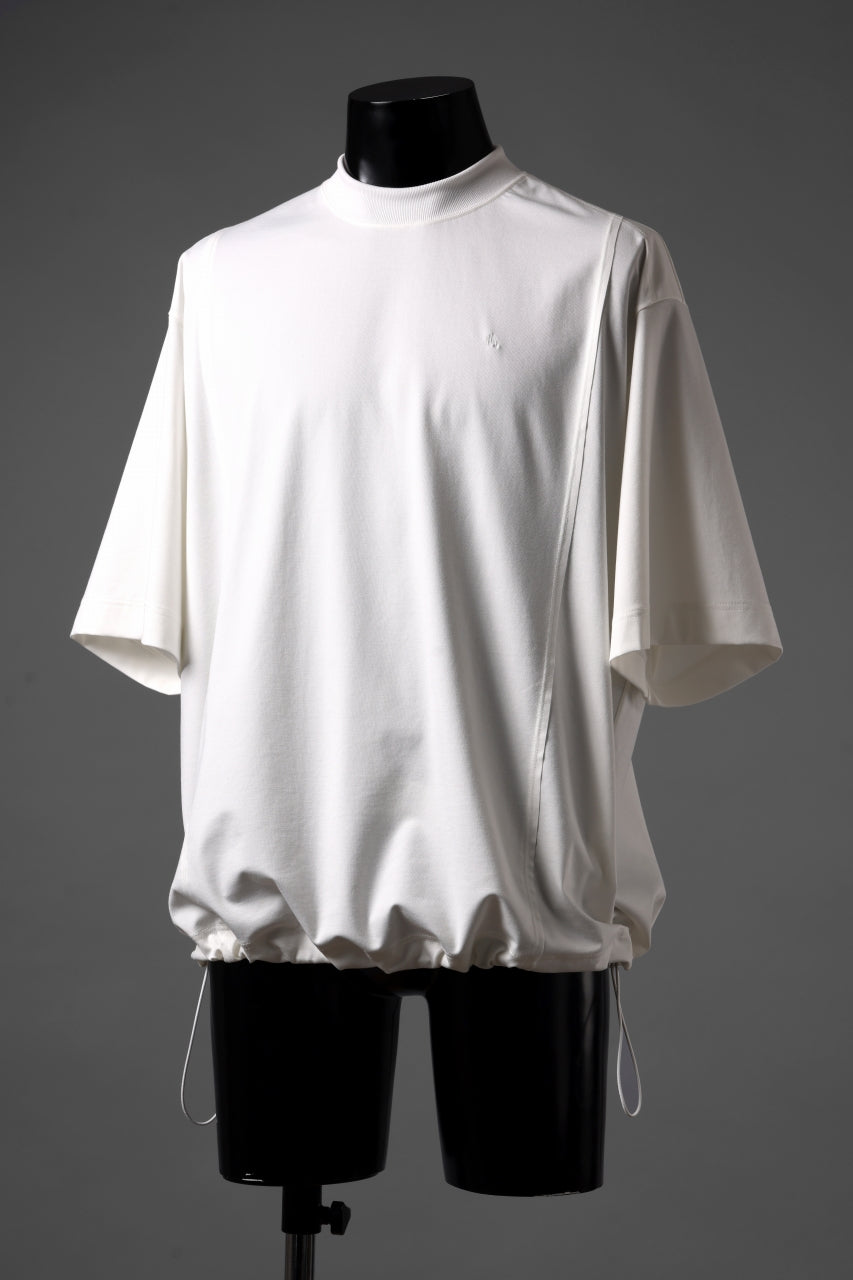 TARO HORIUCHI / th products Crew neck S/S Tee / high gauge bare smooth (white)