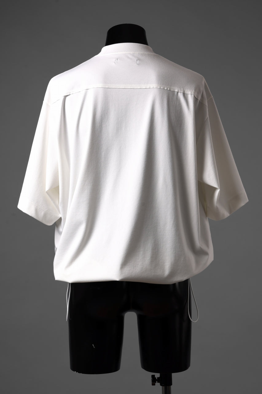 TARO HORIUCHI / th products Crew neck S/S Tee / high gauge bare smooth (white)