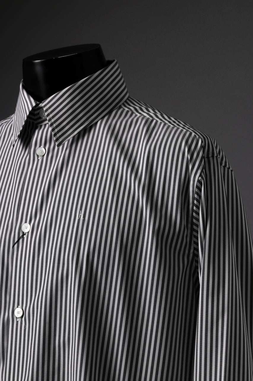 TARO HORIUCHI / th products "ROMAN" Midsize Shirt / esteneige broad cloth (stripe)