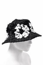 Load image into Gallery viewer, READYMADE x DENIM TEARS COTTON WREATH TWEED BUCKET HAT (BLACK)