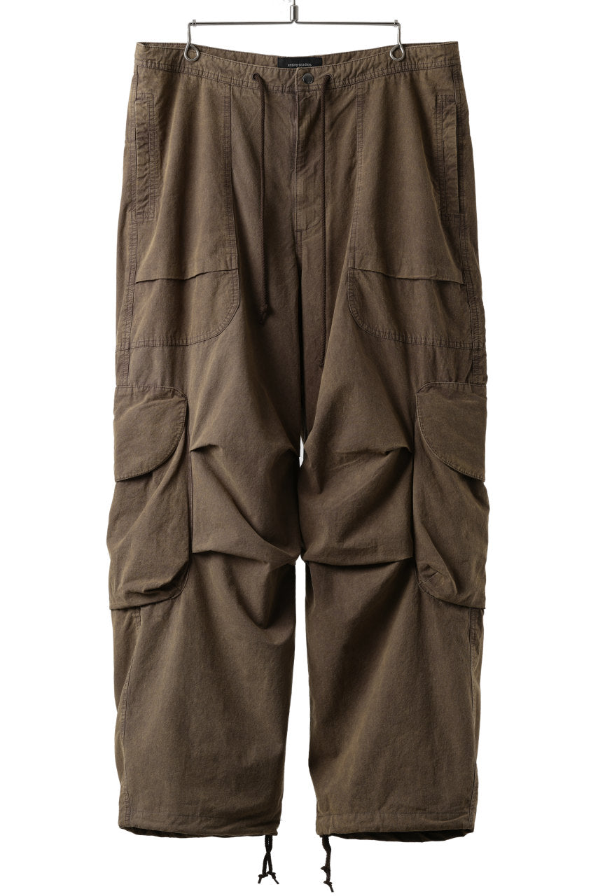 entire studios FREIGHT CARGO PANTS / COTTON CANVAS (GRAVY)