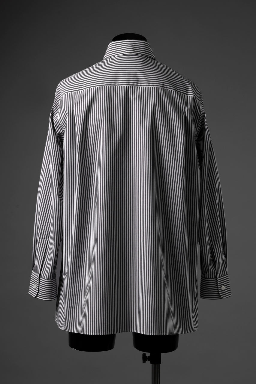 TARO HORIUCHI / th products "ROMAN" Midsize Shirt / esteneige broad cloth (stripe)