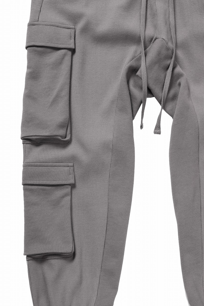 thom/krom MATMIX CARGO TROUSERS / STRUCTURED SOFT JERSEY (ROCK)