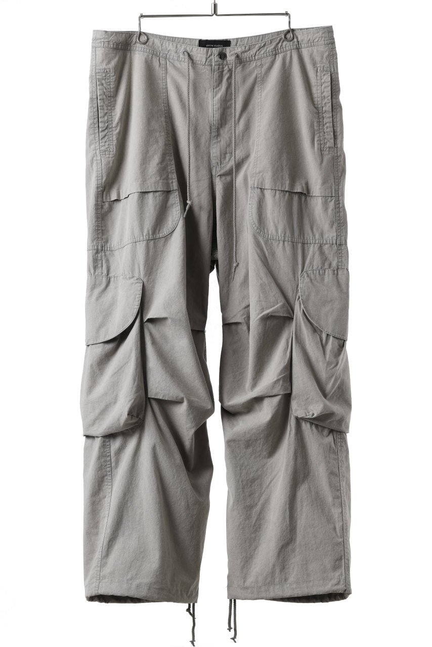 entire studios FREIGHT CARGO PANTS / COTTON CANVAS (STEEL)