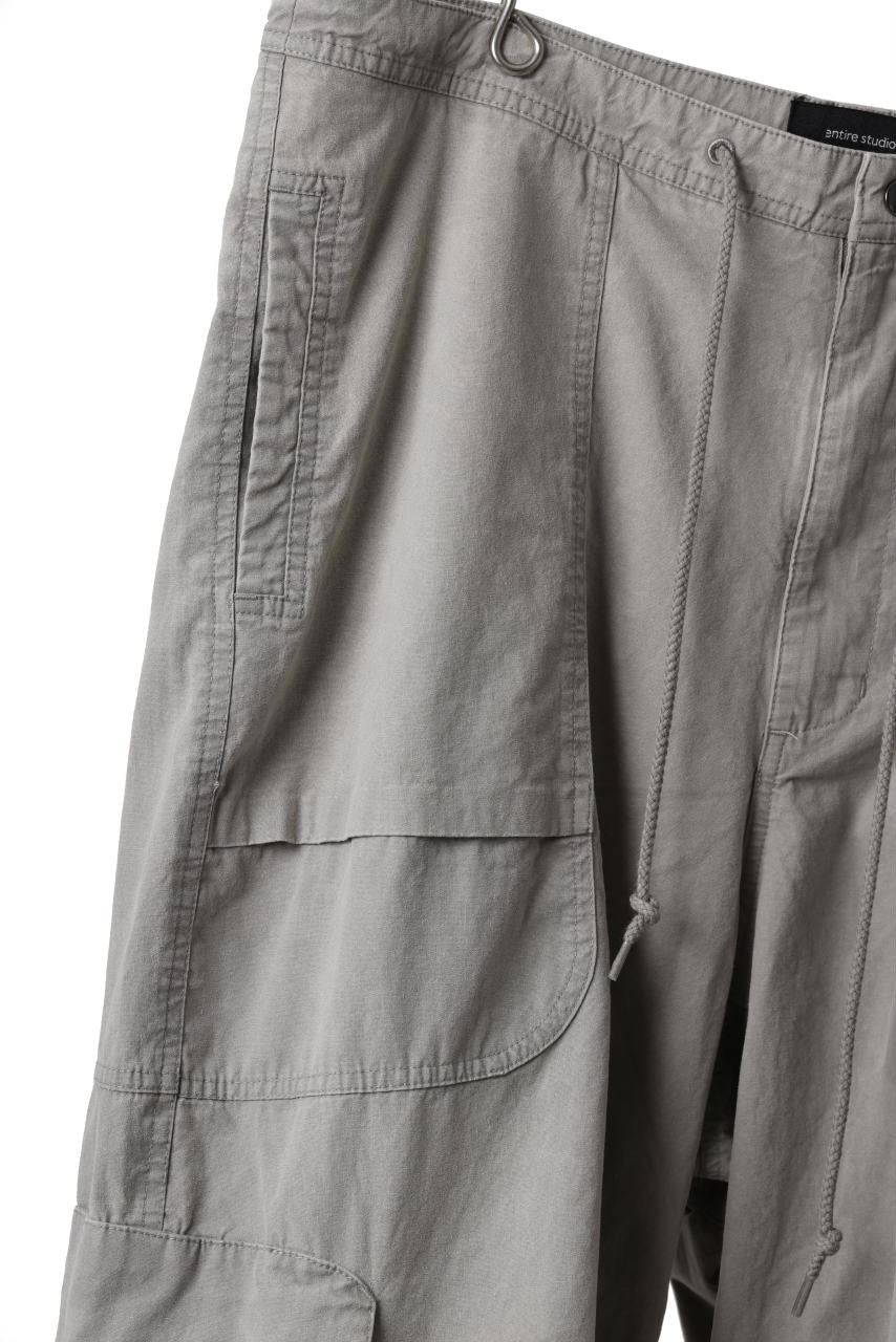 entire studios FREIGHT CARGO PANTS / COTTON CANVAS (STEEL)