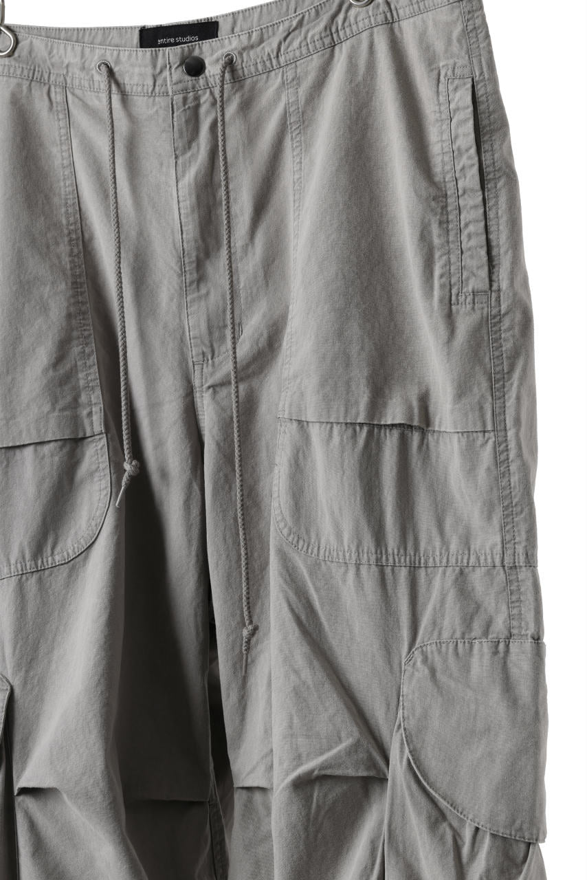 entire studios FREIGHT CARGO PANTS / COTTON CANVAS (STEEL)