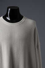 画像をギャラリービューアに読み込む, A.F ARTEFACT OVER SIZE FIT TOP / HONEY COMB WAFFLE KNIT JERSEY (IVORY)