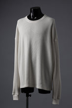 画像をギャラリービューアに読み込む, A.F ARTEFACT OVER SIZE FIT TOP / HONEY COMB WAFFLE KNIT JERSEY (IVORY)