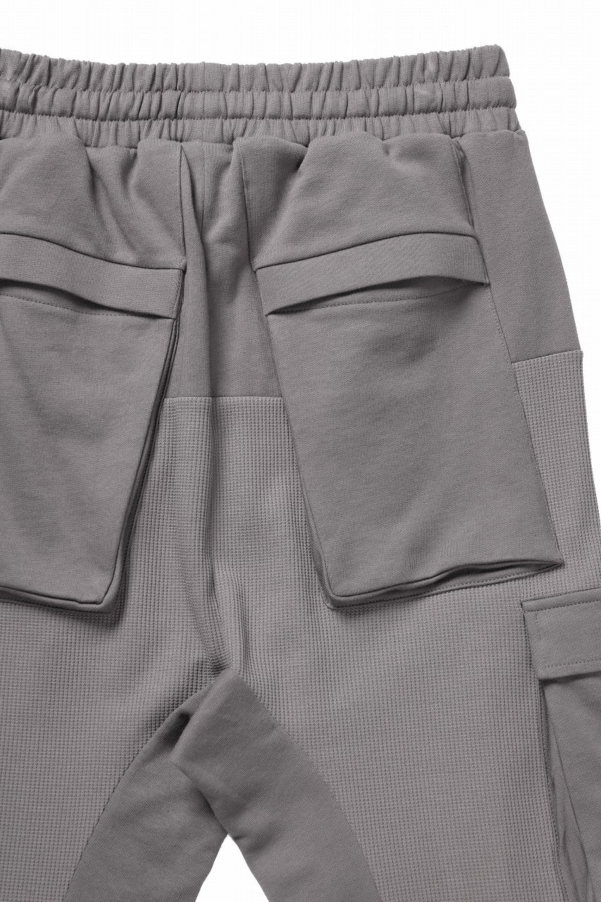 thom/krom MATMIX CARGO TROUSERS / STRUCTURED SOFT JERSEY (ROCK)