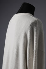 画像をギャラリービューアに読み込む, A.F ARTEFACT OVER SIZE FIT TOP / HONEY COMB WAFFLE KNIT JERSEY (IVORY)