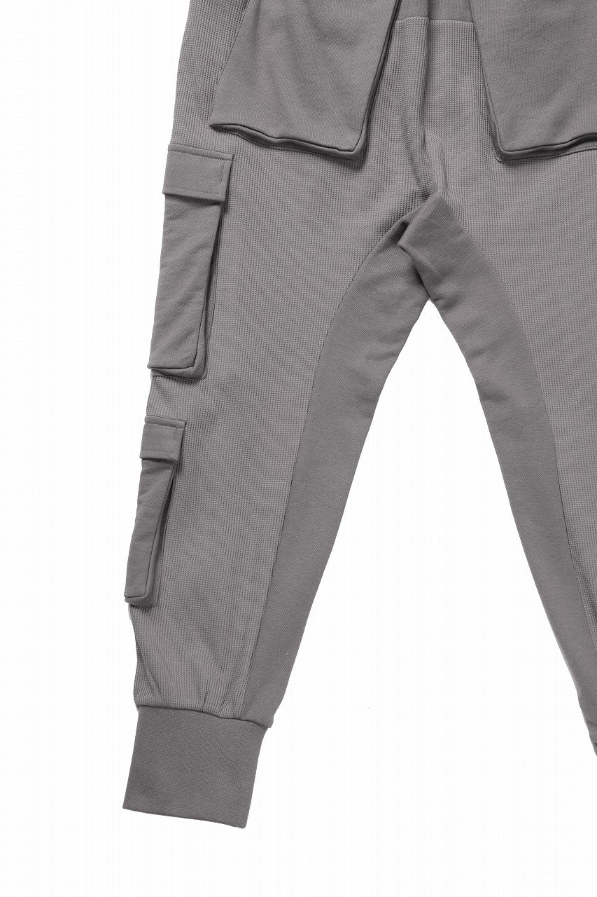 thom/krom MATMIX CARGO TROUSERS / STRUCTURED SOFT JERSEY (ROCK)