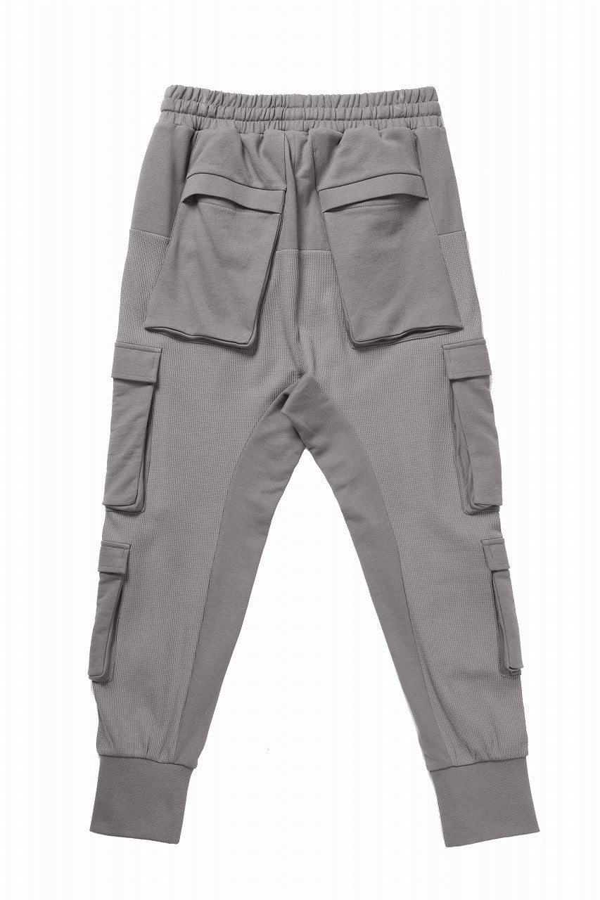 thom/krom MATMIX CARGO TROUSERS / STRUCTURED SOFT JERSEY (ROCK)