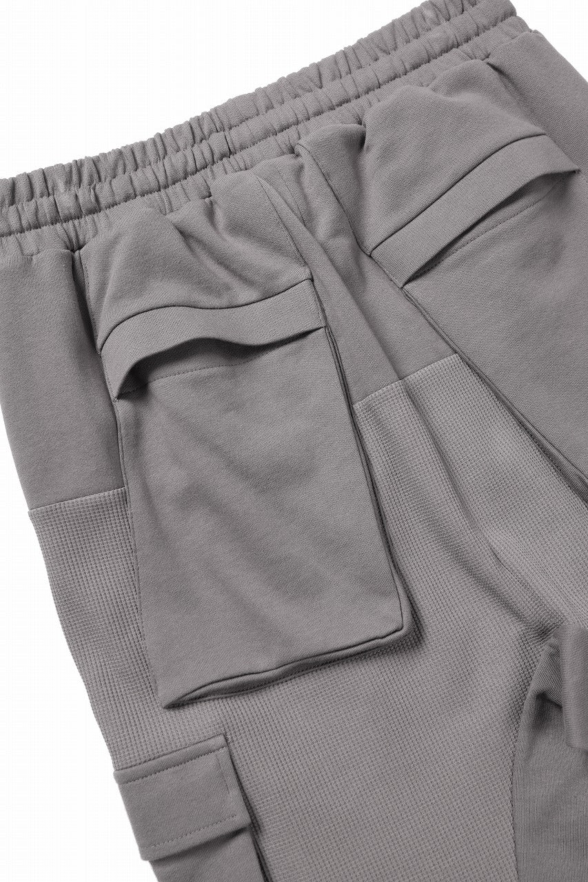 thom/krom MATMIX CARGO TROUSERS / STRUCTURED SOFT JERSEY (ROCK)