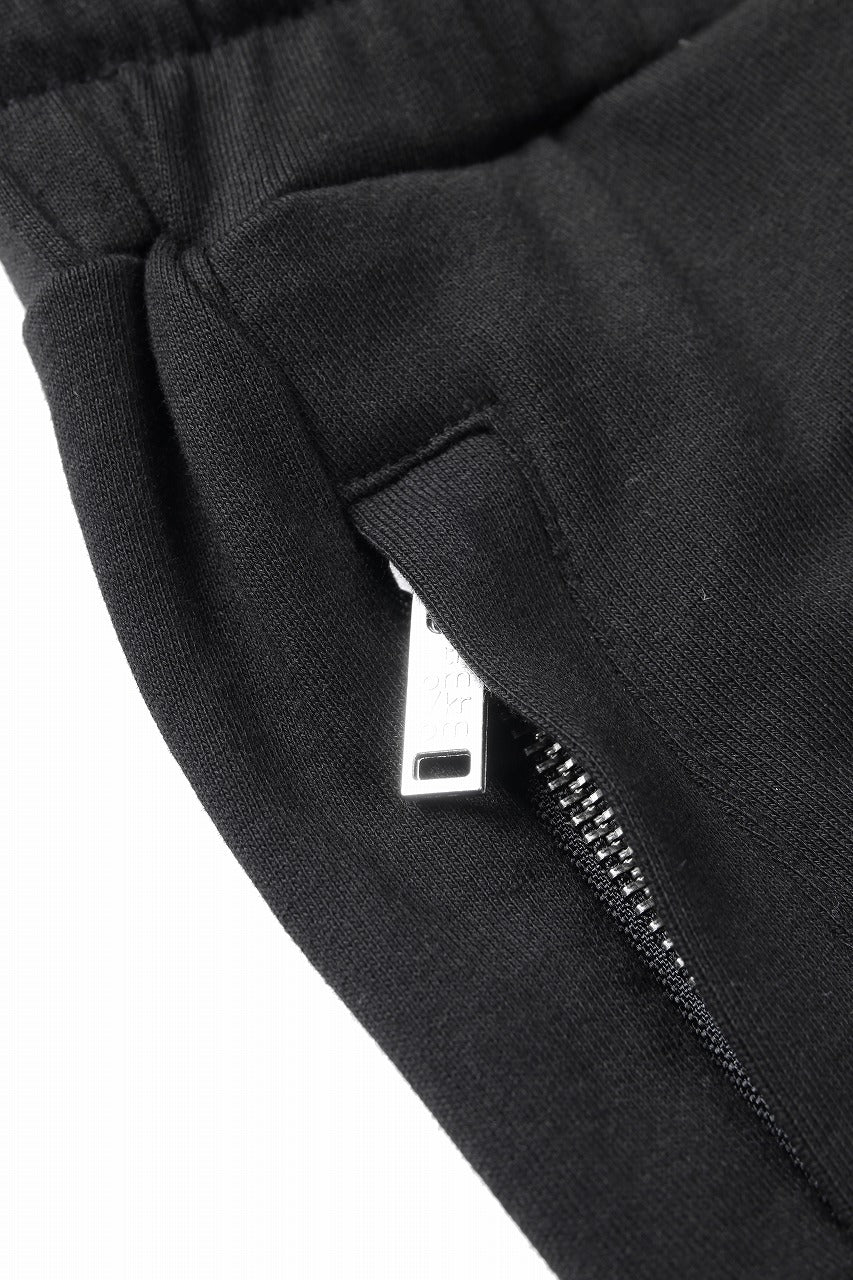 thom/krom MATMIX CARGO TROUSERS / STRUCTURED SOFT JERSEY (BLACK)