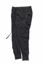 画像をギャラリービューアに読み込む, thom/krom MATMIX CARGO TROUSERS / STRUCTURED SOFT JERSEY (BLACK)