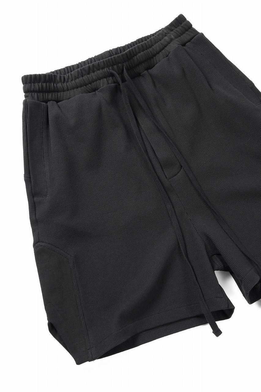 thom/krom MATMIX SHORTS / STRUCTURED SOFT JERSEY (BLACK)