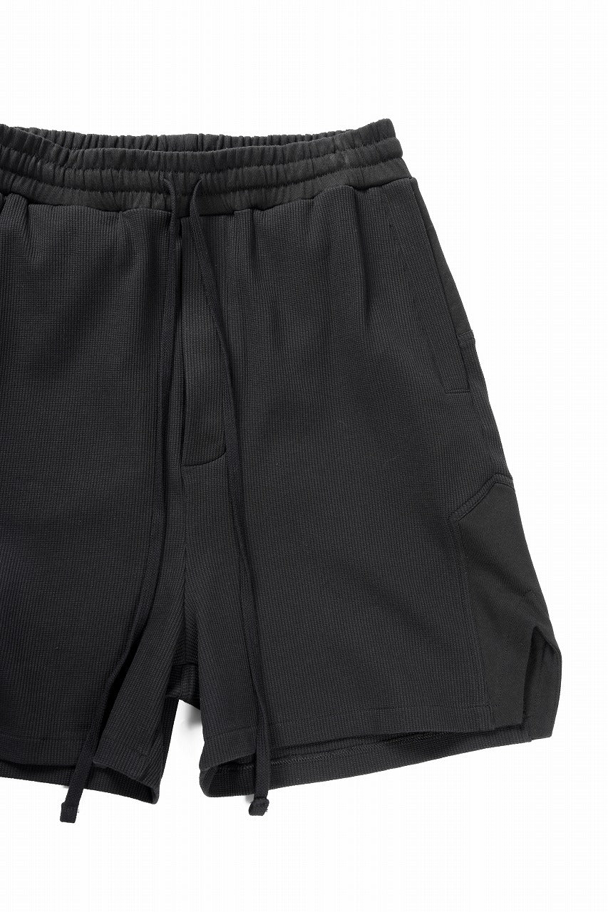 thom/krom MATMIX SHORTS / STRUCTURED SOFT JERSEY (BLACK)