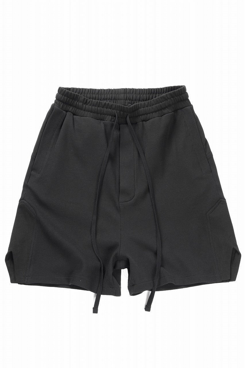 thom/krom MATMIX SHORTS / STRUCTURED SOFT JERSEY (BLACK)