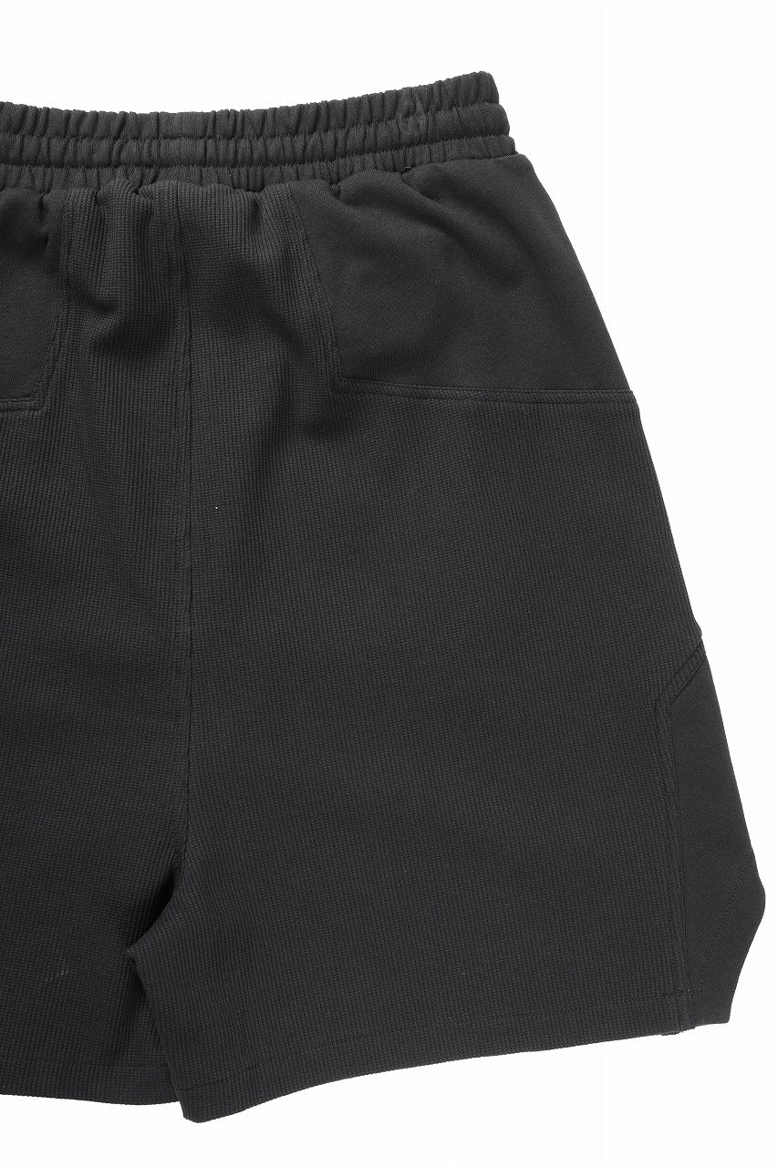 thom/krom MATMIX SHORTS / STRUCTURED SOFT JERSEY (BLACK)