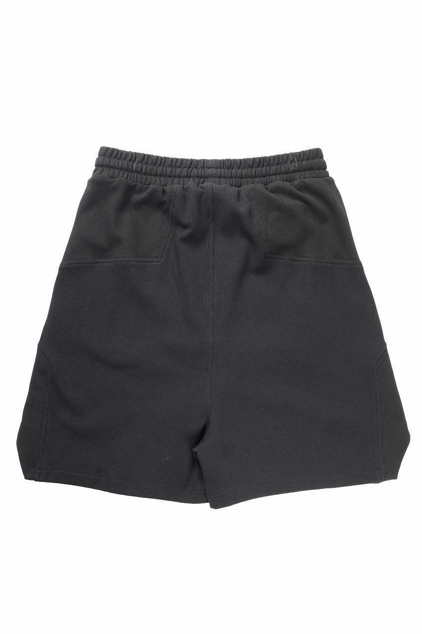 thom/krom MATMIX SHORTS / STRUCTURED SOFT JERSEY (BLACK)