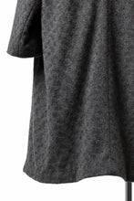 Load image into Gallery viewer, YUTA MATSUOKA hoodie wrap long coat / ostriched wild rabbit (dark gray)