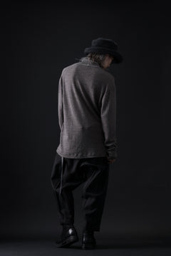 Load image into Gallery viewer, KLASICA SMOKE TURTLE NECK KNIT SWEAT TOP / WEANER WOOL RIB (FAWN)