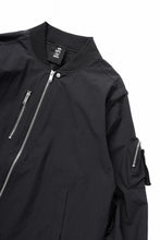 画像をギャラリービューアに読み込む, thom/krom BOMBER JACKET / RIPSTOP STRETCH NYLON (BLACK)