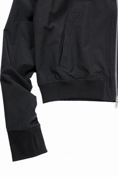 画像をギャラリービューアに読み込む, thom/krom BOMBER JACKET / RIPSTOP STRETCH NYLON (BLACK)