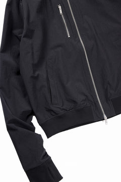 画像をギャラリービューアに読み込む, thom/krom BOMBER JACKET / RIPSTOP STRETCH NYLON (BLACK)