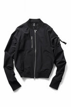 画像をギャラリービューアに読み込む, thom/krom BOMBER JACKET / RIPSTOP STRETCH NYLON (BLACK)