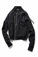 画像をギャラリービューアに読み込む, thom/krom BOMBER JACKET / RIPSTOP STRETCH NYLON (BLACK)