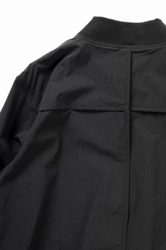 画像をギャラリービューアに読み込む, thom/krom BOMBER JACKET / RIPSTOP STRETCH NYLON (BLACK)