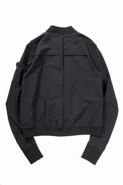 画像をギャラリービューアに読み込む, thom/krom BOMBER JACKET / RIPSTOP STRETCH NYLON (BLACK)