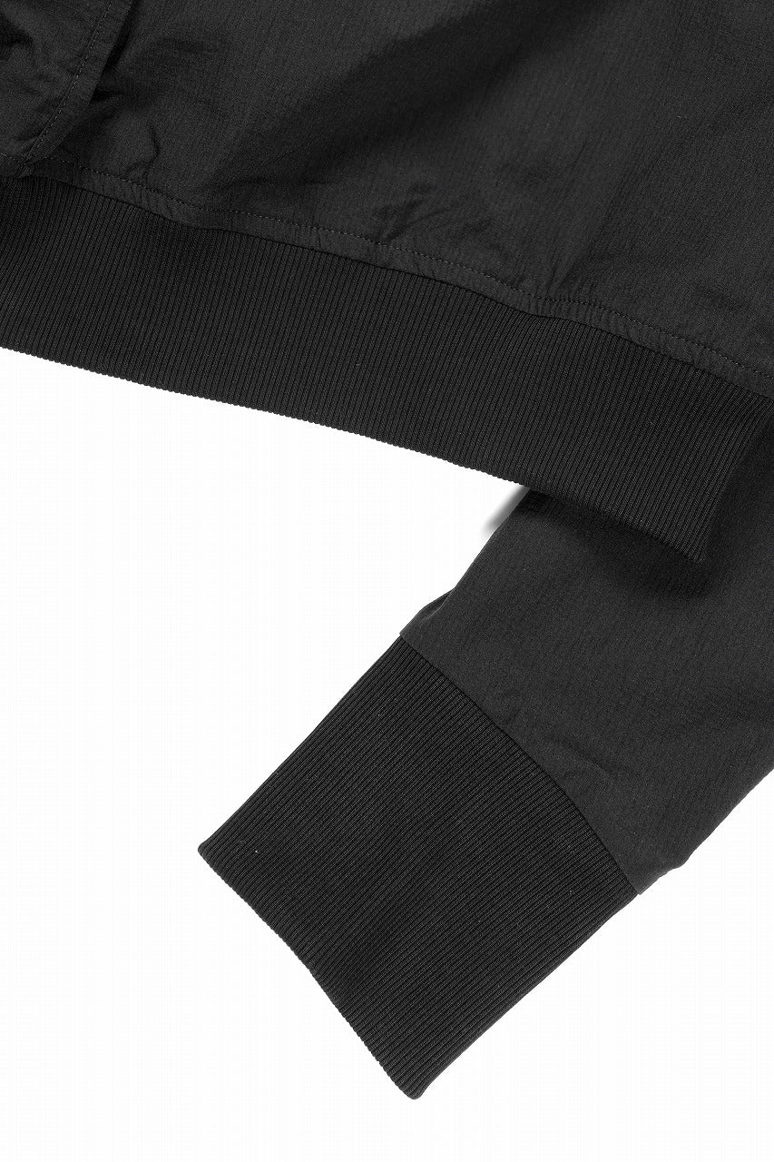 thom/krom BOMBER JACKET / RIPSTOP STRETCH NYLON (BLACK)