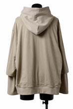 Load image into Gallery viewer, A.F ARTEFACT LAYERED SWEAT HOODIE / TYPE B PRINT (BEIGE)