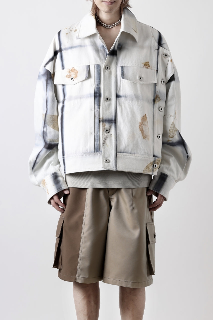 Feng Chen Wang NATURAL PLANT DYE JACKET (BLACK/WHITE)