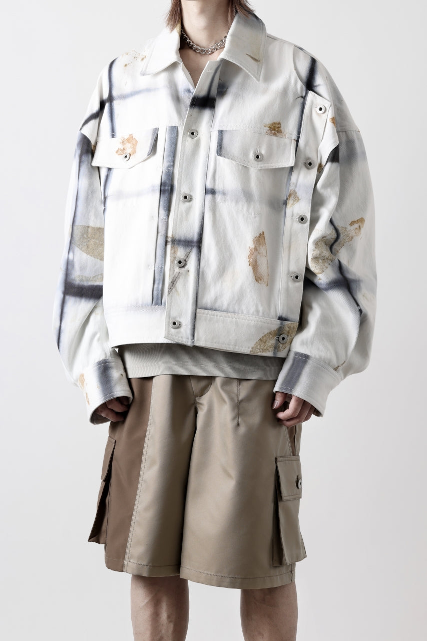 Feng Chen Wang NATURAL PLANT DYE JACKET (BLACK/WHITE)