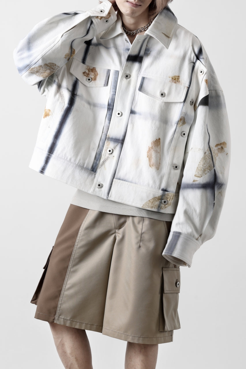 Feng Chen Wang NATURAL PLANT DYE JACKET (BLACK/WHITE)