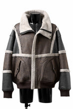Load image into Gallery viewer, Feng Chen Wang DOUBLE SIDED SHERPA JACKET (GRAY)