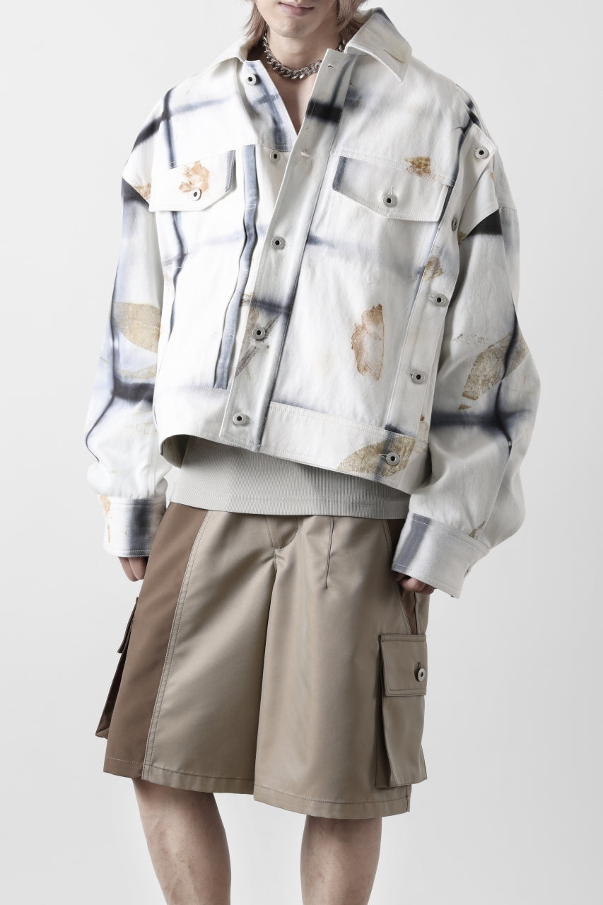 Feng Chen Wang NATURAL PLANT DYE JACKET (BLACK/WHITE)