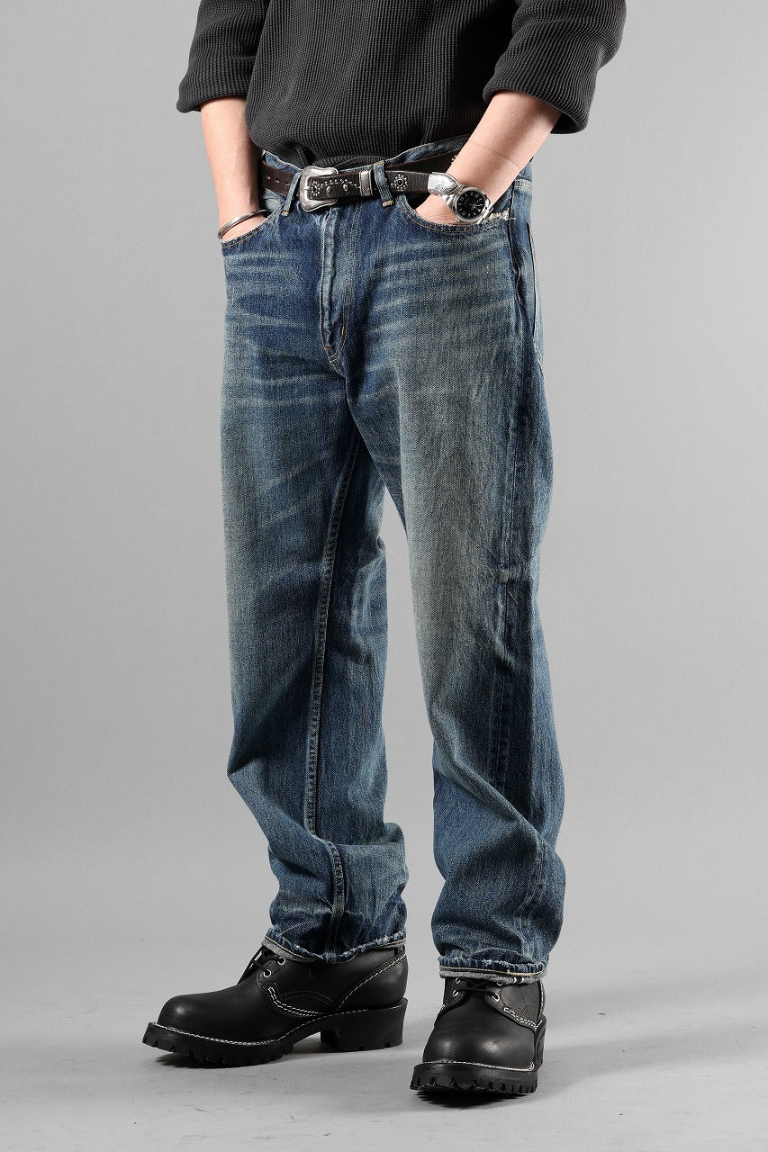 Load image into Gallery viewer, MADNESS AGING DENIM PANTS . M2 REGULAR (INDIGO)