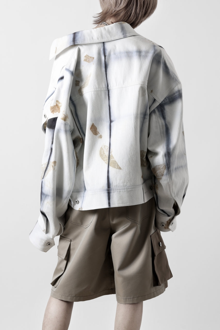 Feng Chen Wang NATURAL PLANT DYE JACKET (BLACK/WHITE)