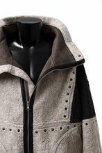 Load image into Gallery viewer, Feng Chen Wang DOUBLE SIDED SHERPA JACKET (GRAY)
