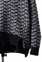 Load image into Gallery viewer, D-VEC TW D-JACQUARD KNIT SWEATER / WATER REPELLENT (NAVY)