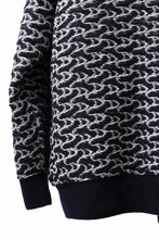 Load image into Gallery viewer, D-VEC TW D-JACQUARD KNIT SWEATER / WATER REPELLENT (NAVY)