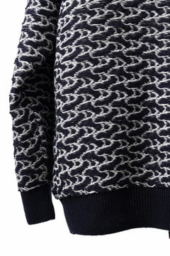 画像をギャラリービューアに読み込む, D-VEC TW D-JACQUARD KNIT SWEATER / WATER REPELLENT (NAVY)