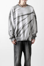 画像をギャラリービューアに読み込む, Feng Chen Wang TIE-DYED SWEATSHIRT (GREY/WHITE)