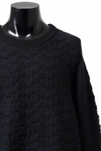 画像をギャラリービューアに読み込む, D-VEC TW D-JACQUARD KNIT SWEATER / WATER REPELLENT (NIGHT SEA BLACK)