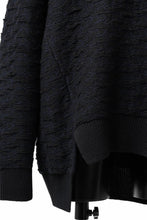 画像をギャラリービューアに読み込む, D-VEC TW D-JACQUARD KNIT SWEATER / WATER REPELLENT (NIGHT SEA BLACK)