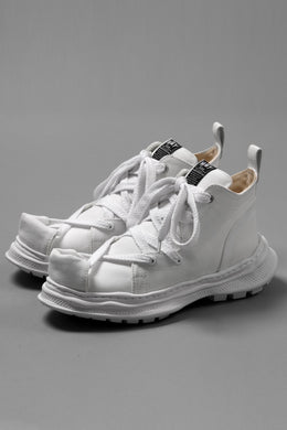 beauty : beast ROLL-TONGUE STAINNING SHOES feat. Maison MIHARA YASUHIRO (WHITE x WHITE)